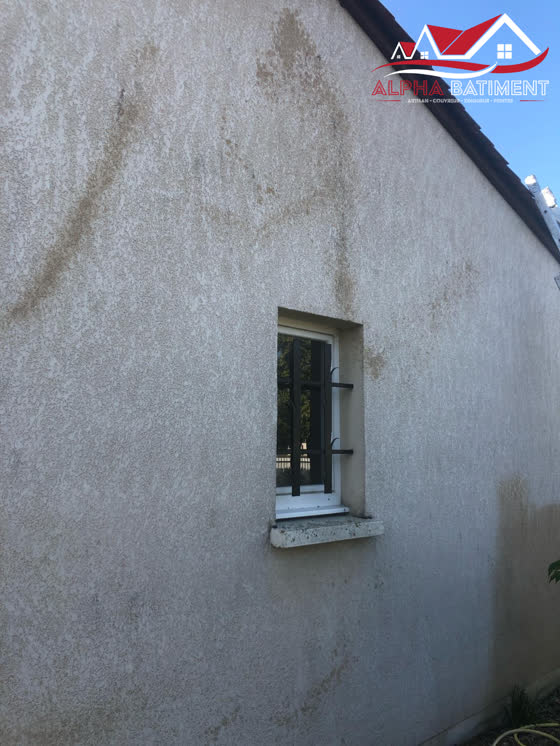 Façade avant nettoyage